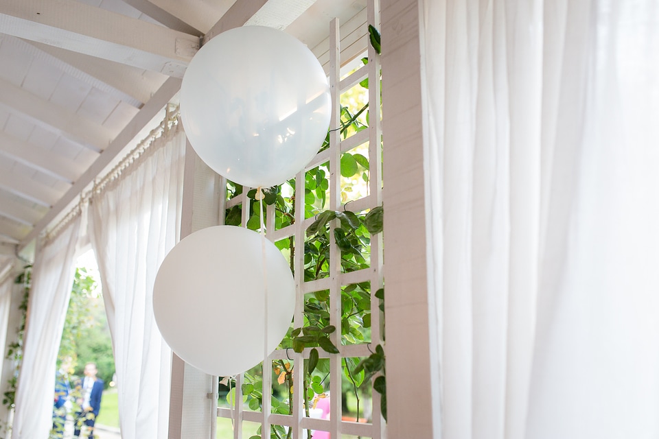Wedding White Balloons