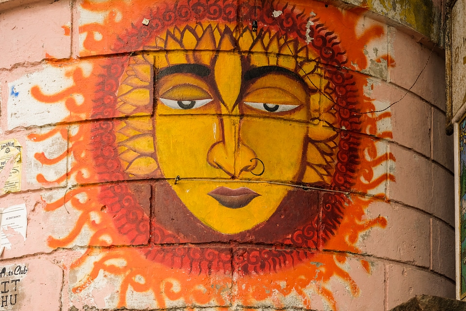 Street Art Sun Graffiti photo