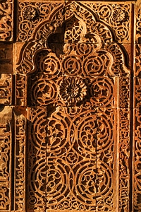 Ancient Door at Red Fort photo