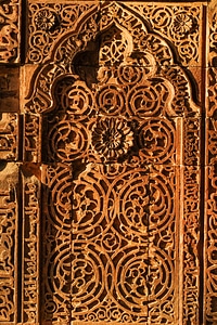 Ancient Door at Red Fort