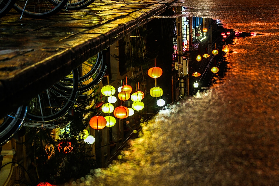 Lamps Reflection photo