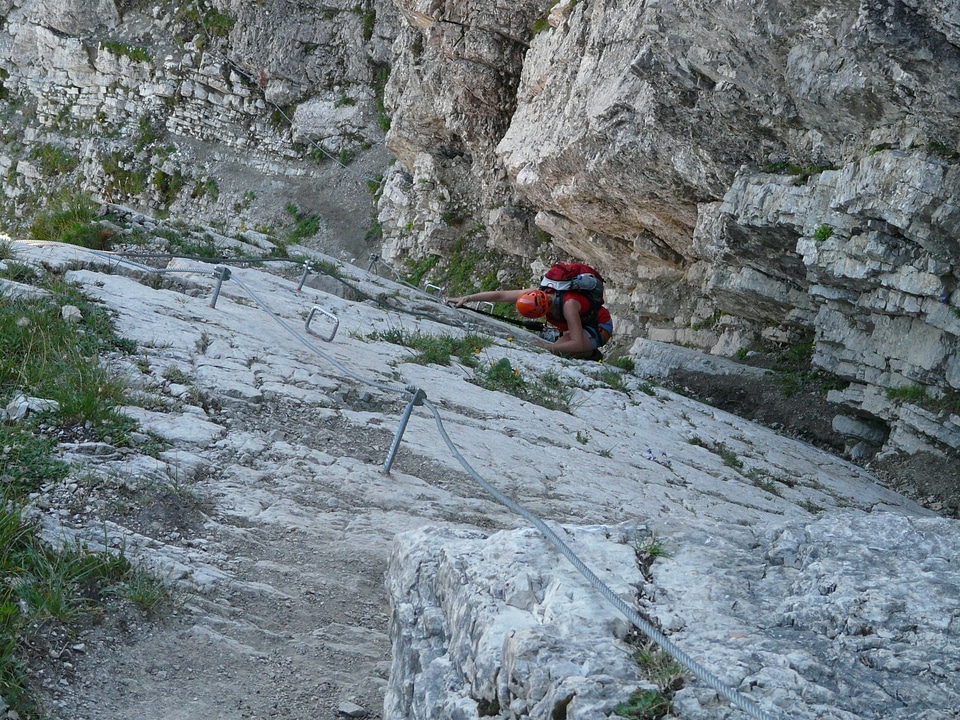 Climbing climber bergtour