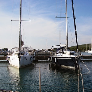 Yacht in Marina photo