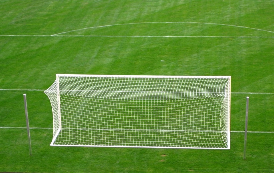 Meadow sport penalty area