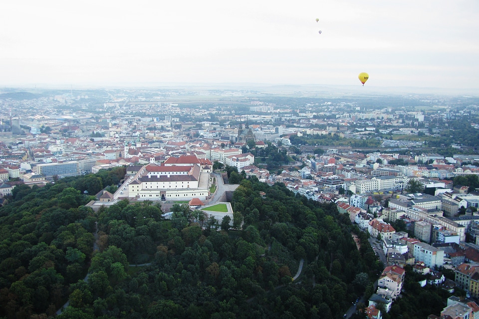 Brno from Hot Air Balloon