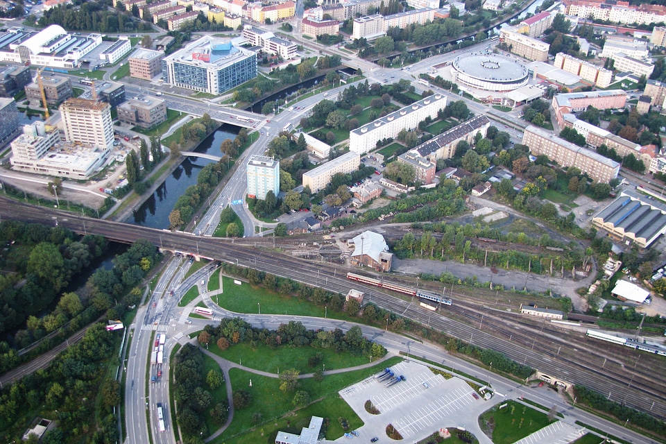 Brno City from Balloon