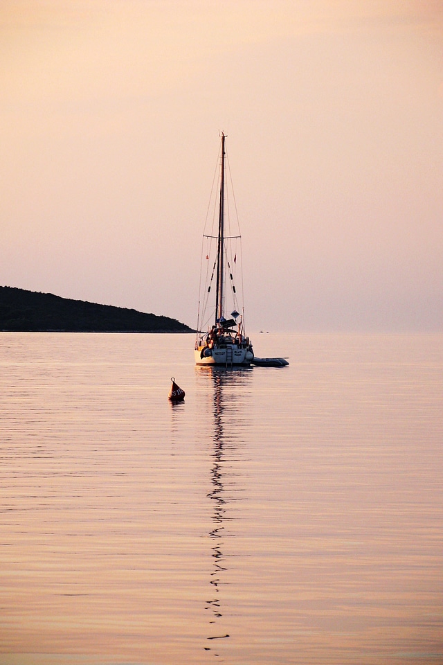 Sailboat in a Sunset