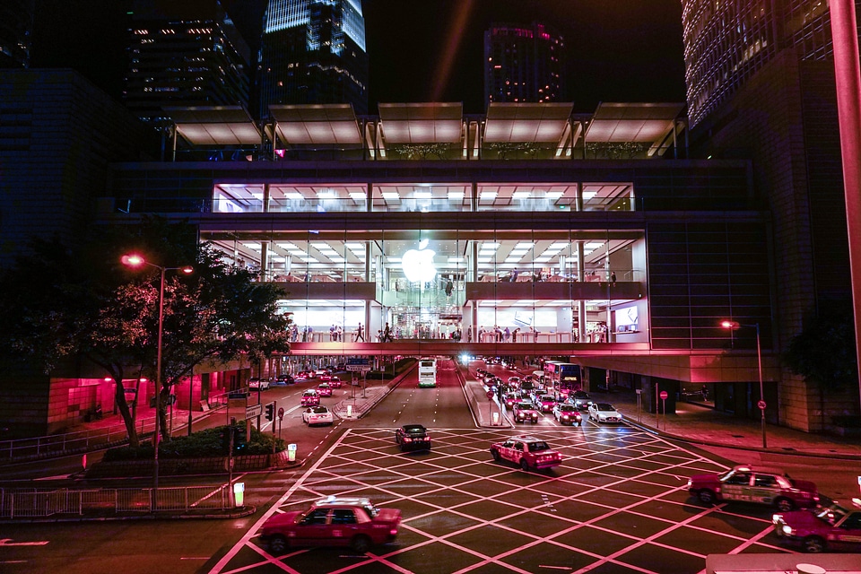 Apple store, Hong Kong.