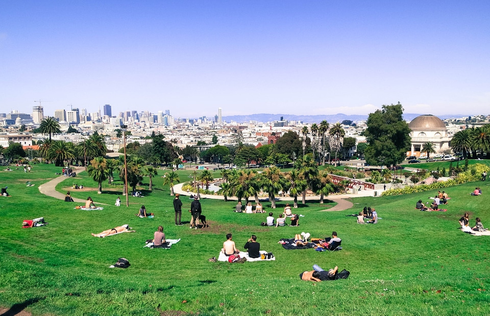 Mission Dolores Park, San Francisco.