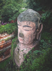 Leshan Giant Buddha, Sichuan, China. photo