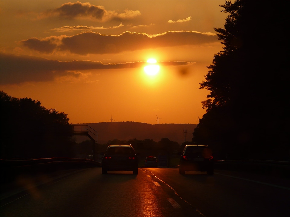 Sky afterglow drive