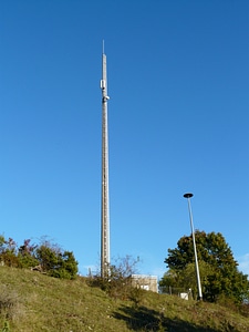 Mast antennas radio photo