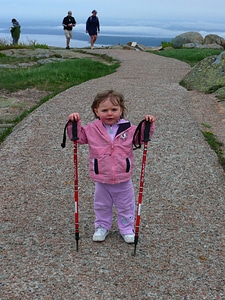Female poles walkway
