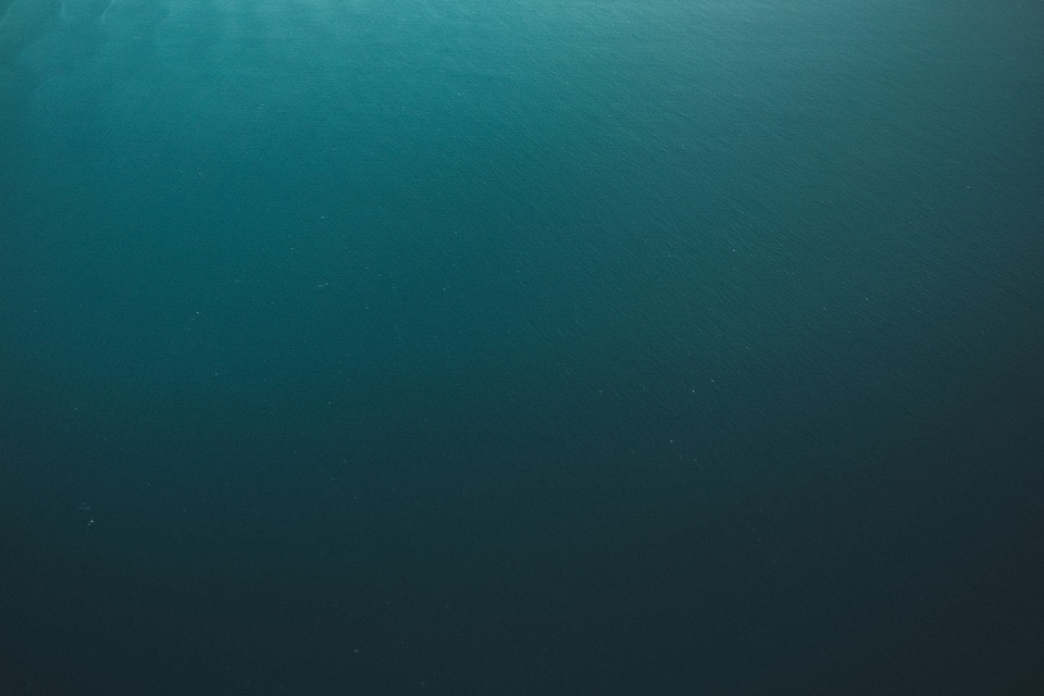 Blue cyan ocean photo
