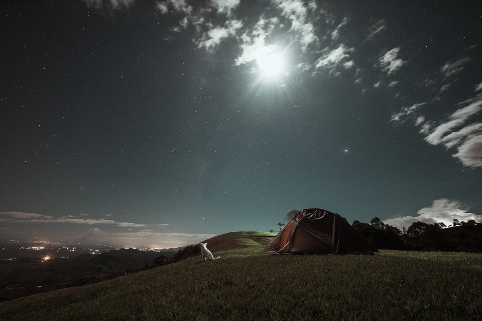 Black camp camping photo