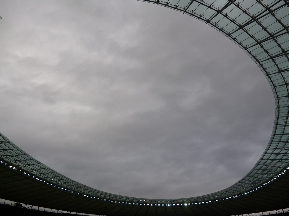 Olympic stadium building roof