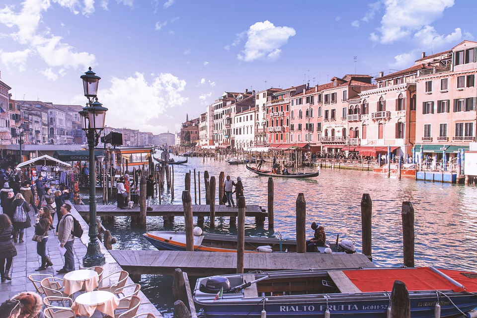 Beautiful Grand Canal in Venice, Italy