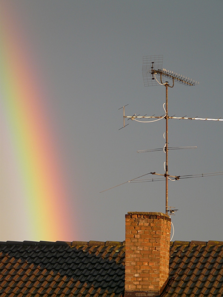 Sunshine refraction sky