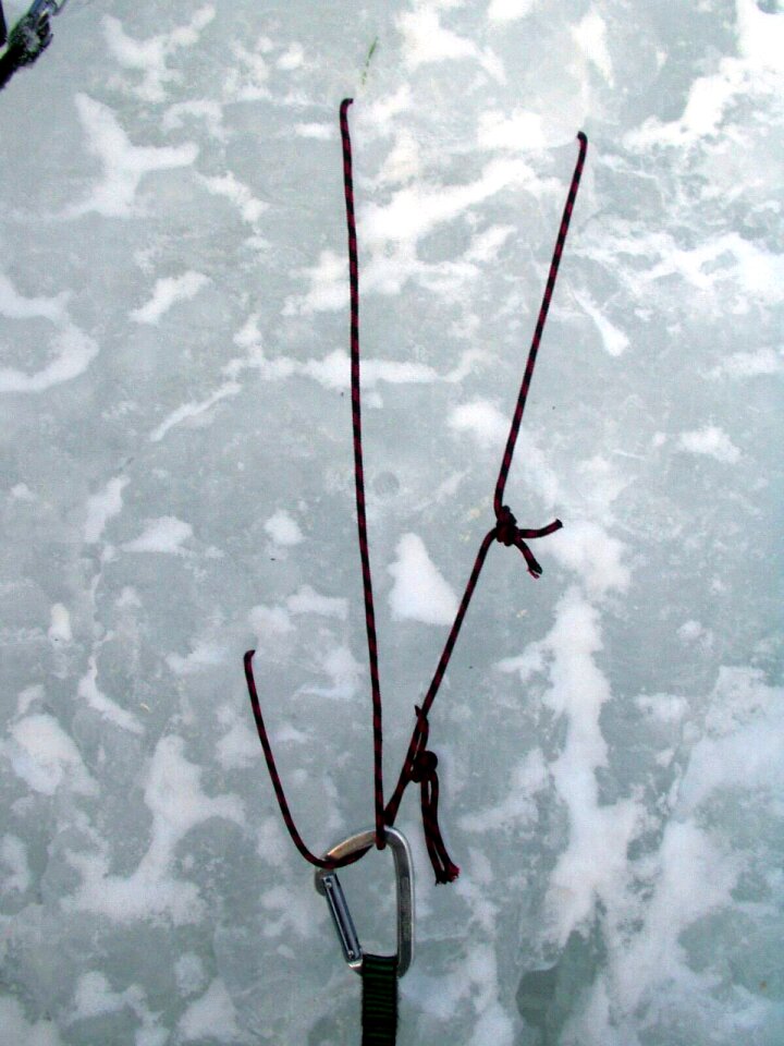 Ice climbing ice cold