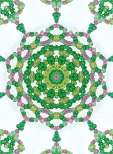 Background green pink