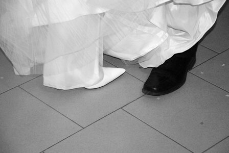 Bridesmaids shoe white photo