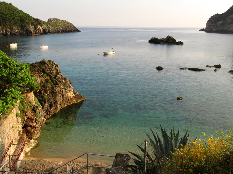 Greece beach rest photo