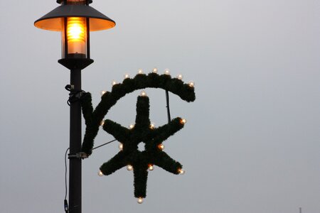 Lamp christmas beach