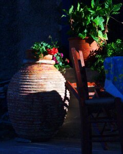 Flowers arrangement chair