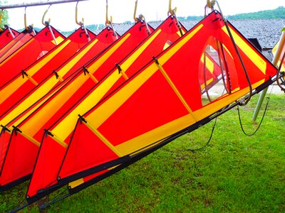 Colorful red yellow