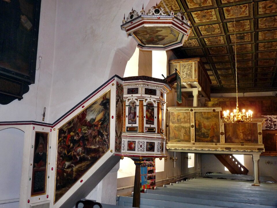 Church pulpit sebnitz