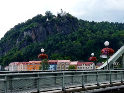 Decin castle building