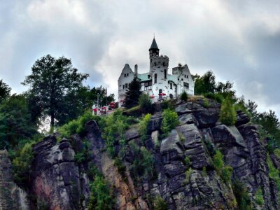Castle sand stone rock