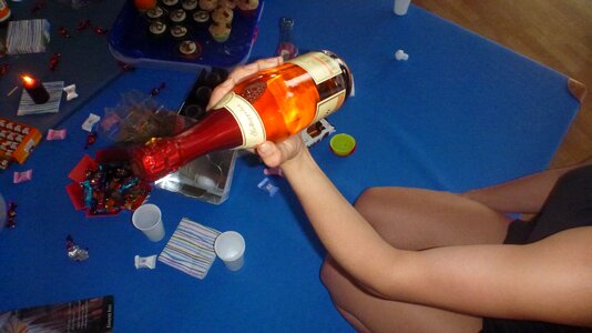 Rose champagne rose prosecco