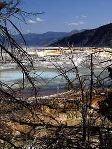 Sulfur volcanic yellow stone national park photo