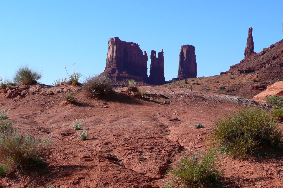 Tourist attraction desert dry