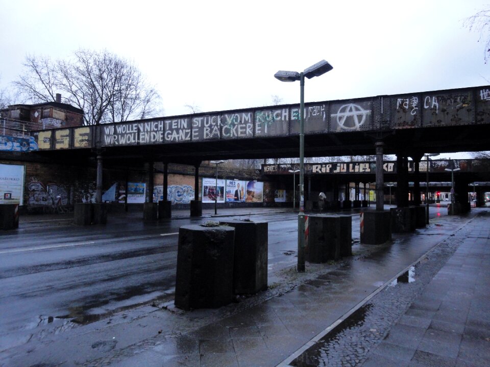 Berlin road graffiti