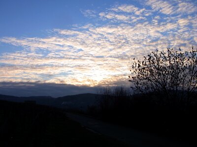 Twilight nature sunrise photo