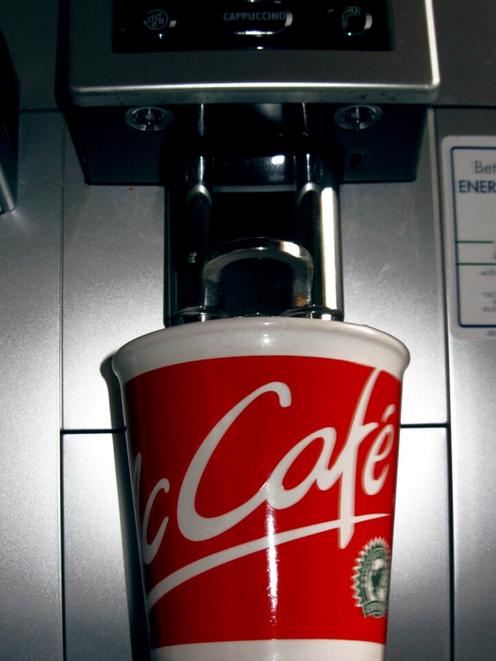 Coffee cup red
