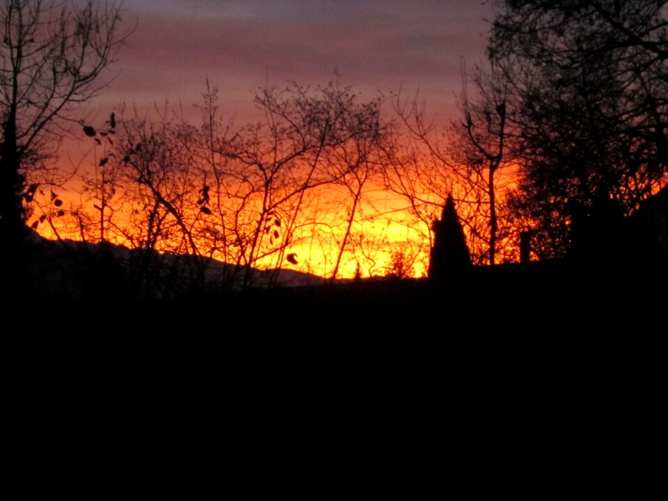 Sunset styria nature