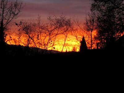 Sunset styria nature