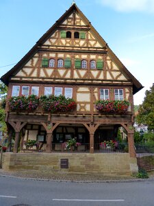 Town hall village monument