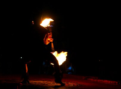 Dangerous baton twirl