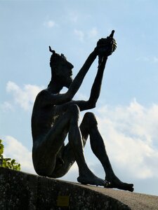 Wine god of wine exhibition