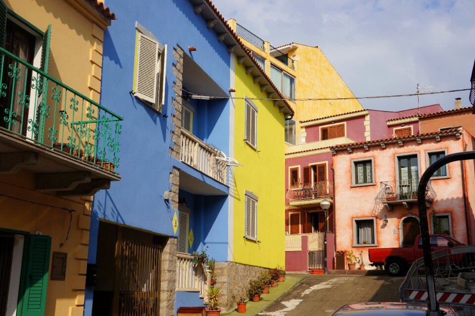 Village city colorful