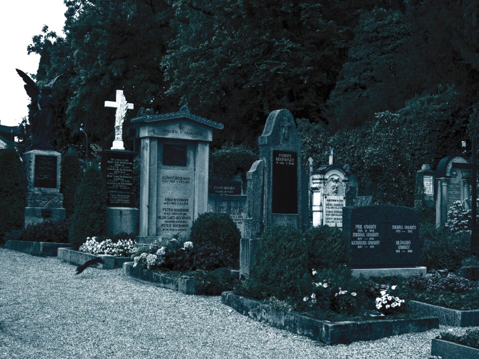 Grave tombstone old cemetery