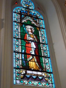 Church building glass