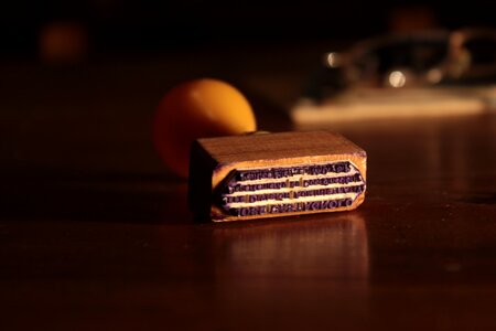 Wood old ink