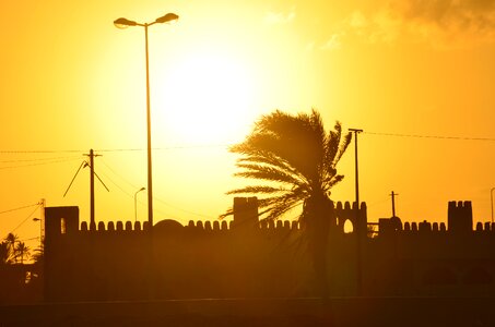Sunset sun fixing