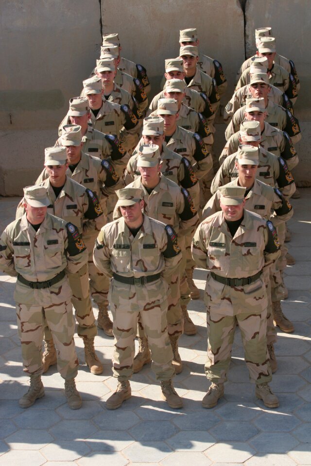 Infantry soldiers azerbaijanis
