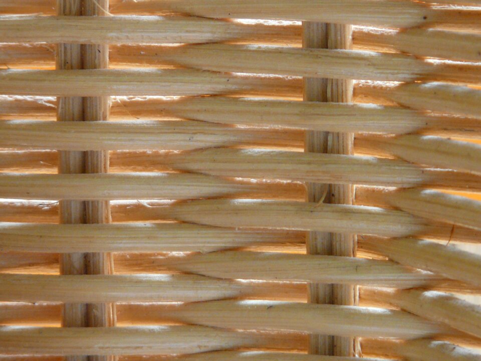 Basket woven hand labor